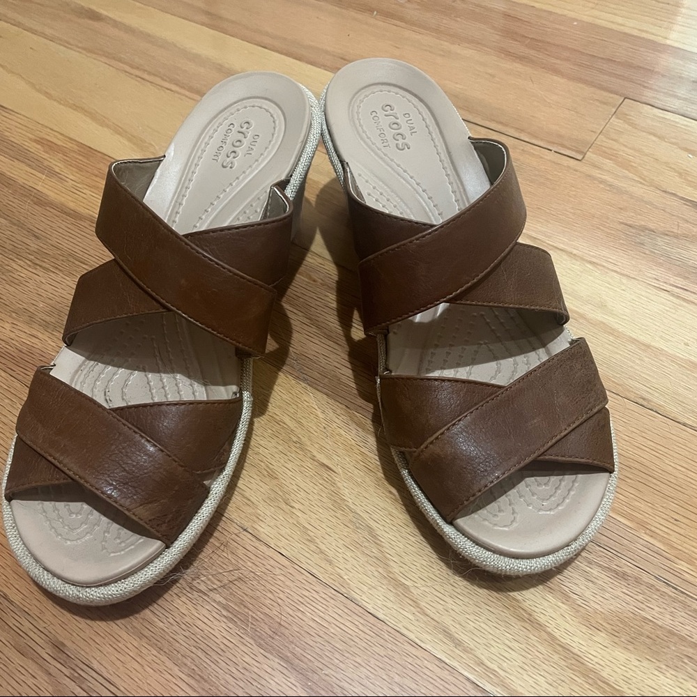 CROCS A-Leigh Wedges